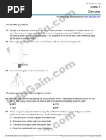 Download IMO Math Olympiad Sample Practice Paper for Class 5 by EduGain by EduGain SN255858231 doc pdf