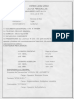 Curriculum Vitae 1, Datos Personales:: 30 de Julio de 1972