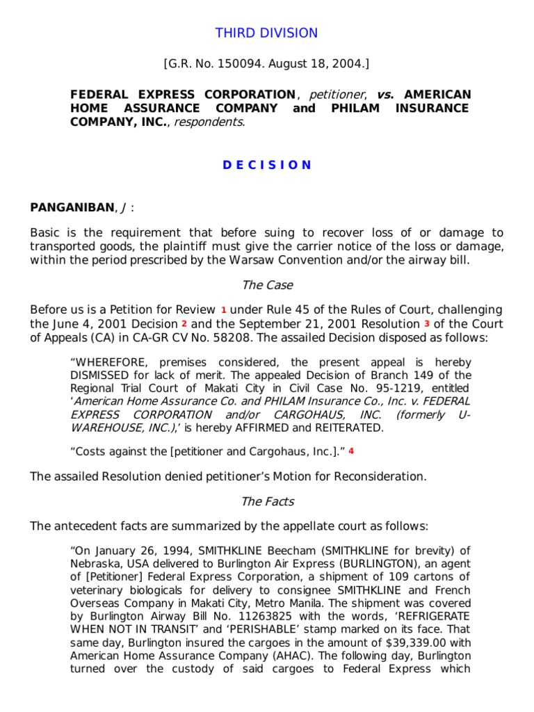 Petitioner Respondents: Third Division | PDF