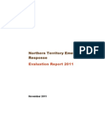 Northern Territory Emergency Response Evaluation Report 2011