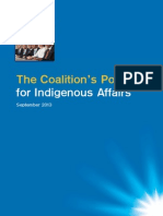 The Coalition's Policy For Indigenous Affairs 2013