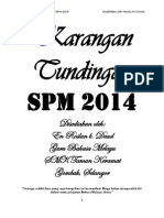 Karangan Tundingan SPM 2014 PDF