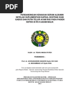 Download 2013 Perbandingan Kenaikan Serum Albumin Setelah Suplementasi Kapsul Ekstrak Ikan Gabus Dan Putih Telur Ayam Ras Pada Pasien Sepsis Di Rs hadam Malik by Shany Ihsani Jusuf SN255863186 doc pdf