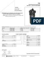 F46 Filter For Maximum Service Life.: Ordering Information