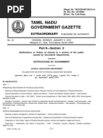 Tamil Nadu Government Gazette: Extraordinary