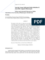 Pengaruh Pupuk Daun Dan Arang Aktif Pada Media Subkultur II Terhadap Pertumbuhan Bibit Anggrek Phalaenopsis