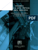 Teoría de La Ley Penal y Del Delito. Gerardo Armando Urosa Ramírez