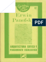 Arquitectura Gótica y Pensamiento Escolástico, Erwin Panofsky