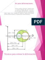 Defomacion Circulo de Mohr