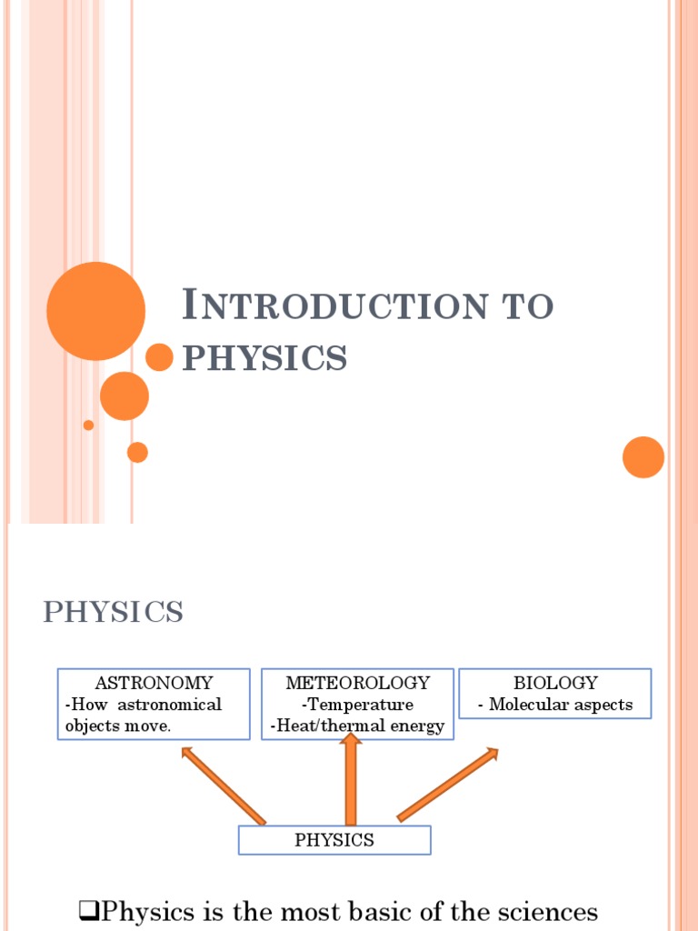 Ntroduction TO Physics | PDF | Technology & Engineering