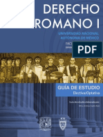 Guía introductoria al Derecho Romano I