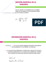 Distribucion Muestral de La Varianza