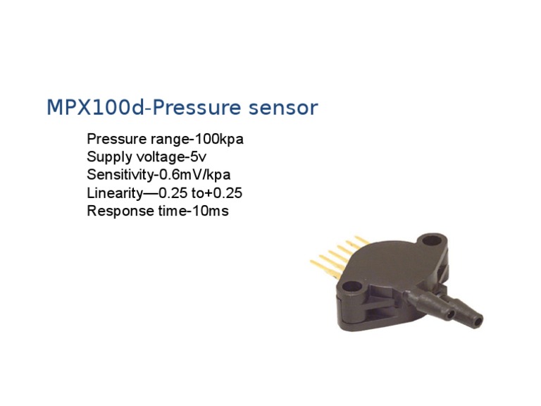 MPX100d Pressure Sensor | PDF