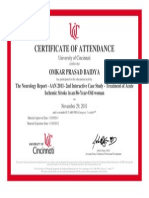 Certificate of Attendance: Omkar Prasad Baidya
