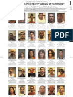 Most Wanted Property Crime Offenders, Jan. 2010