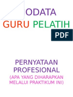 Senarai Kandungan Portfolio PRAKTIKUM