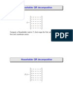 Householder QR Decomposition