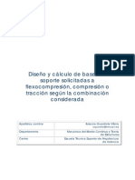 Bases de Soporte a Flexocompresión-compresión y Tracción