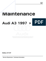 Libro de Mantenimiento AUDI A3