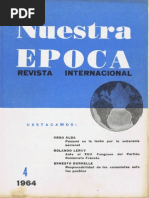 Nuestra Epoca N°4 - abril 1964 - Revista Internacional 