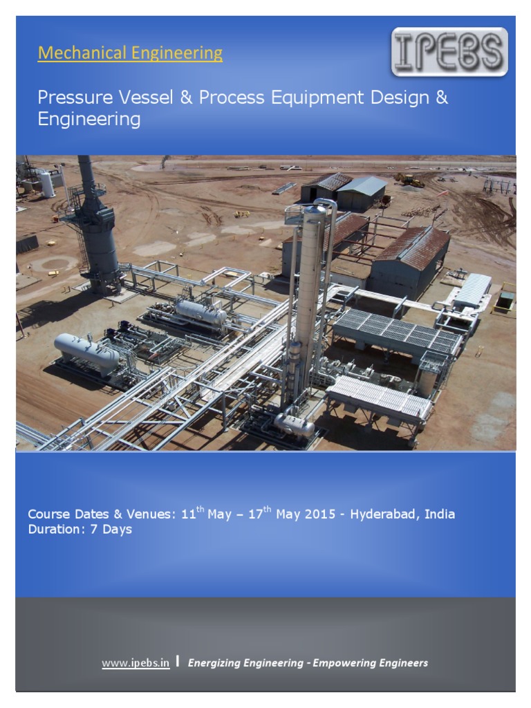 Pressure Vessel & Process Equipment Design & Engineering | PDF | Heat ...