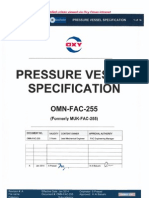 Pressure Vessel Specification PDF