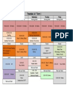 DWP Timetable Louise