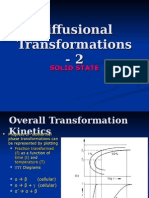 Diffusional Transformations - 2