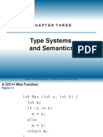 Type Systems and Semantics: Chapter Three