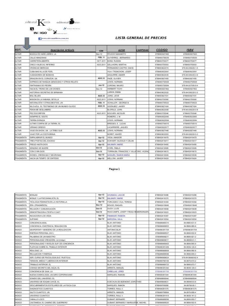 Catálogo de publicaciones de Altair y Fragmenta con ISBNs, autores y  descripciones, PDF, Koiné