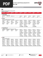DPD UK & International Pricing Guide | PDF | Delivery (Commerce) | Cargo