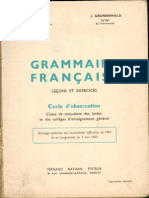 Grammaire Francaise - Algérie