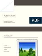 Portfolio: Management Portfolio Computer Systems Portfolio