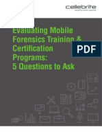 Evaluating Mobile Forensics Training White Paper Final