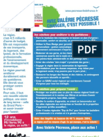 Tract Seine-Saint-Denis - Changer l'Ile-de-France avec Valérie Pécresse et Patrick Toulmet