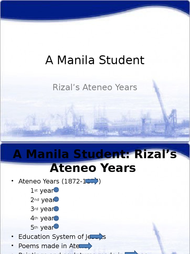 Rizal in Ateneo PDF Religious Education Religion And Belief