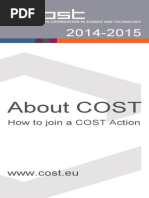 About COST 2014 2015