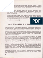 Labor de La Iglesia en El Peru en El S. Xix