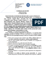 Anunt Olimpiada de Istorie Faza Localu0103, 14 Febr. 2015