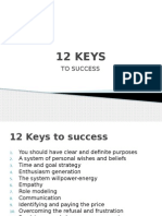 12 Keys: To Success