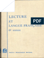 Lecture Et Langue Française 6e Annee - Algérie