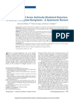The Treatment of Acute Antibody Mediated Rejection.1