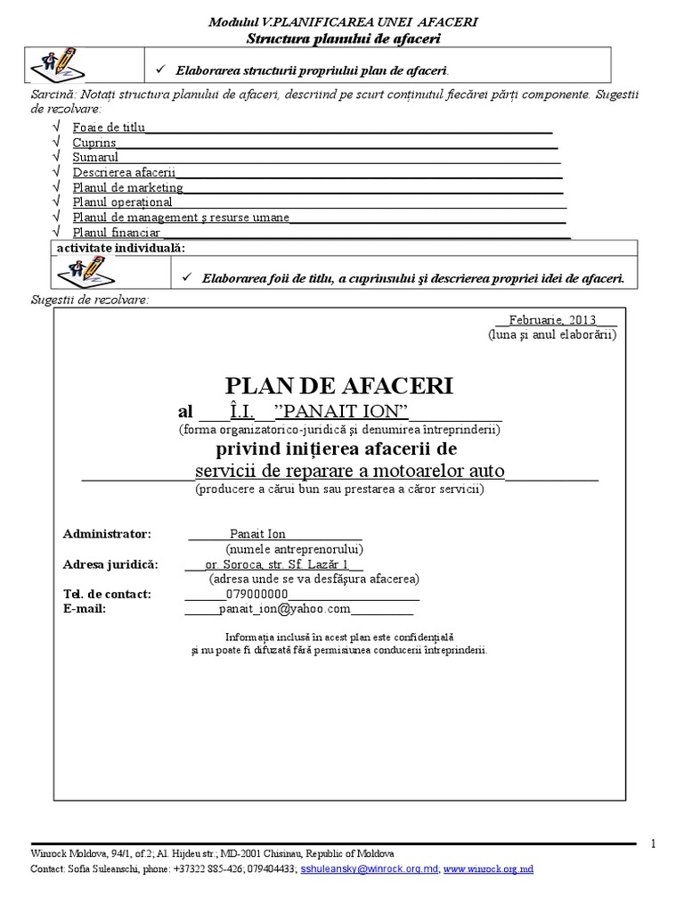 Business plan cu iepuri 05 image