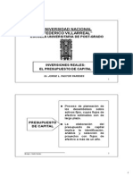 El Presupuesto de Capital