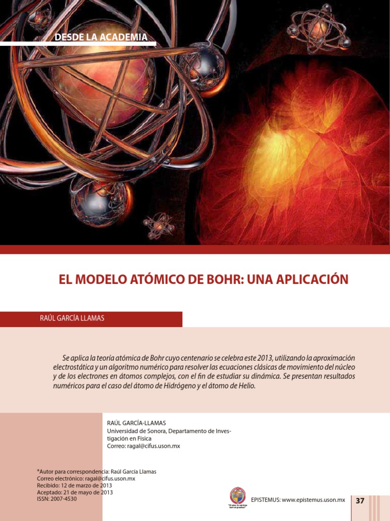 13 Modelo Atomico Bohr Ojoo