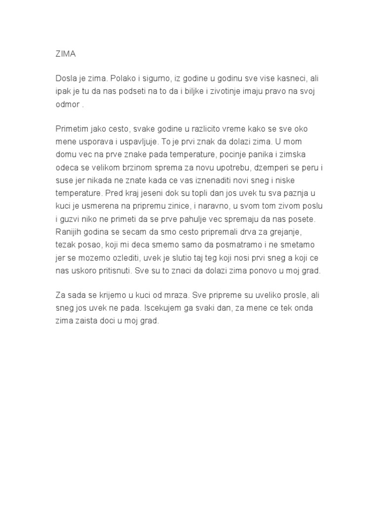 Zima | PDF