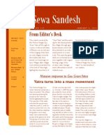 From Editor's Desk: Sewa Sandesh