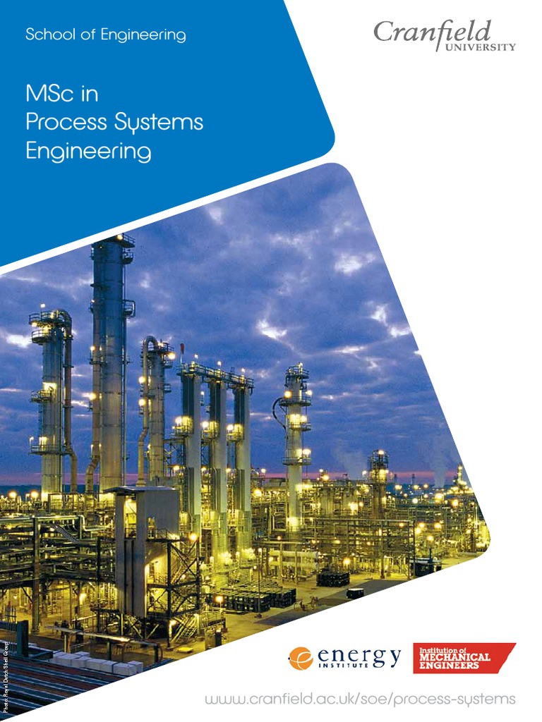 Msc Process Systems Engineering Soe1115 Systems Engineering Engineering