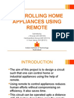 Controlling Home Appliances Using Remote