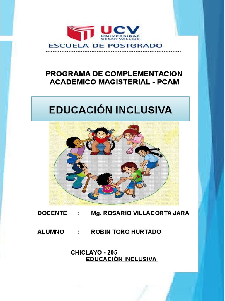 Educación Inclusiva y Rol Docente | PDF | Discapacidad intelectual ...
